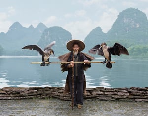 This is the Avatar Image for the Fisherman AI Voice and Text to Speech Generator